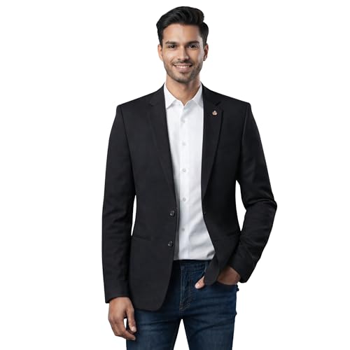 Image of Men's Formal Casual Blazer Slim Fit | Stretchable Fabric | Lightweight Structured Office Wear Coat for Meetings, Interview, Party & Daily Use