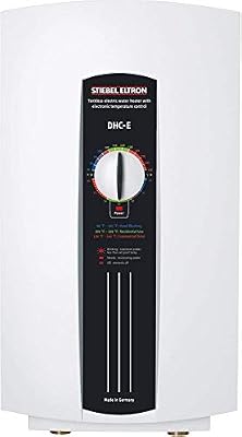 Stiebel Eltron 230628 Model DHC-E 12 Single or Multi-Point-of-Use Tankless Electric Water Heater, 240V, 12kW, 50A, Single 50/60 Hz Phase, 150 PSI/10 BAR Working Pressure, Switchable Output