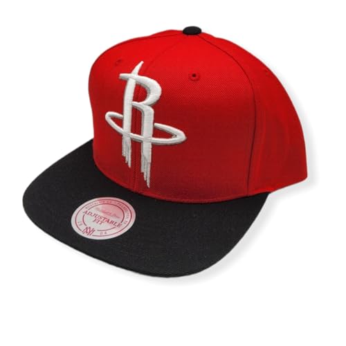Gorra Snapback Ajustable Mitchell & Ness XL Roja miniatura 2