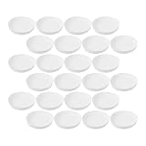 200 Stück Einwegbecherdeckel aus Papier für Becher, Weiß