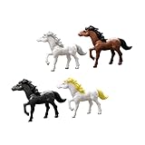 Jouets pour chevaux : réalistes et vivants, ils peuvent être utilisés comme jouets éducatifs pour l'éducation de la petite enfance, jouet pour chevaux