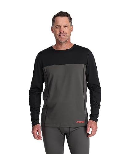 Camiseta de senderismo Spyder Charger Crew para hombre ideal para rutas de montaña