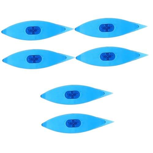 Veemoon 3sets Lace Making Shuttles Needle Type Weaving Needle Plastic Tatting Shuttle Smooth and Easy to Use for Sewing Kits 2pcs*3