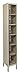 Hallowell UESVP1288-6PT 12 W x 18 D x 78 H in. DigiTech Safety-View Plus Locker - Parchment