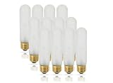 Satco S3251 25W T10 STD FR 25 Watt T10 Incandescent lughtbulb for Decorative fixtures; Frost; 2000 A