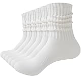 COUPLING USMILE Women's Slouchy Socks, Vintage Scrunch...