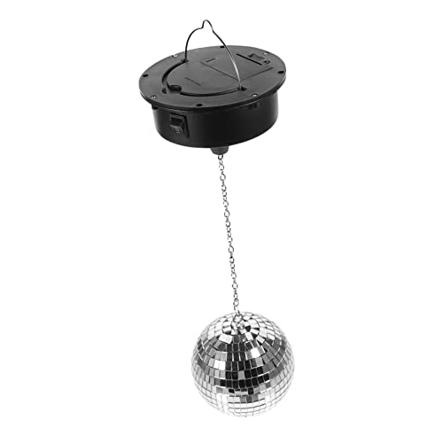 Operitacx Disco Ball Spotlight Rotating Light Hanging Mirror Ball for Parties LED Decor for Birthdays Weddings and Dance Events and Design