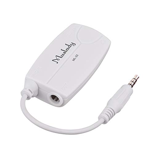 EastdallAdaptador Conversor De Música,ML-22 Guitar Audio Interface Connector Converter for Electric