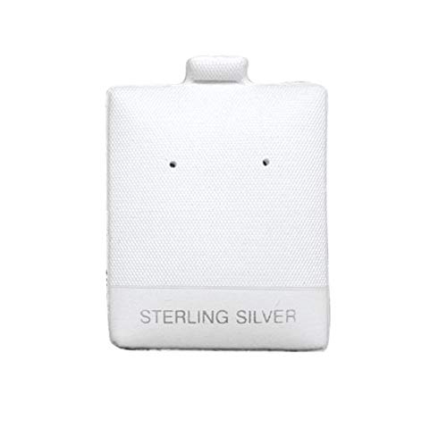 N'icePackaging - 200 Qty Sterling Silver Imprinted White 1 1/2