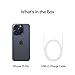 Apple iPhone 15 Pro (128 GB) - Blue Titanium (Renewed)
