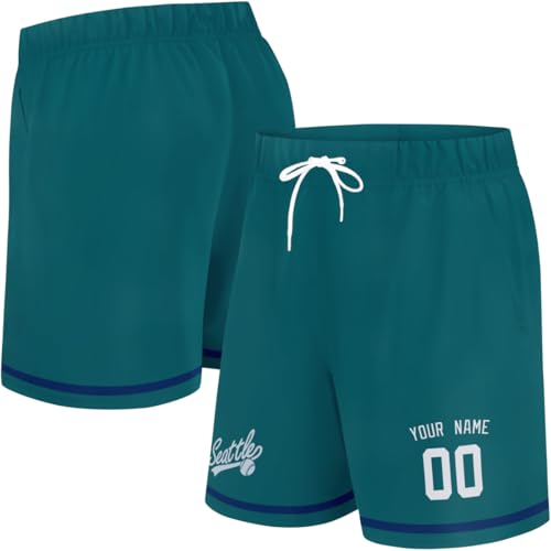 Image of ANTKING Swim Trunks Custom Name Number Beach Shorts for Men Youth Gifts
