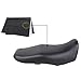 Price comparison product image Exuberanter Motorcycle Leather Seat Cover - Mobility Scooter Seat Cover Waterproof Wear-Resistant Universal ATV Leather Seat Cover Protector Motorbike Protector Mat 90 × 70 Cm/35.43 × 27.56 Inch