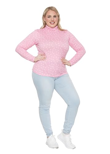 Image of Womens Turtle Neck | Long Sleeve and Sleeveless Top | Plus Size XL-7X | Tops Women White Turtleneck Women