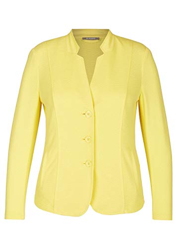 Rabe Damen Jackenblazer im unifarbigen Design mit Stehkragen