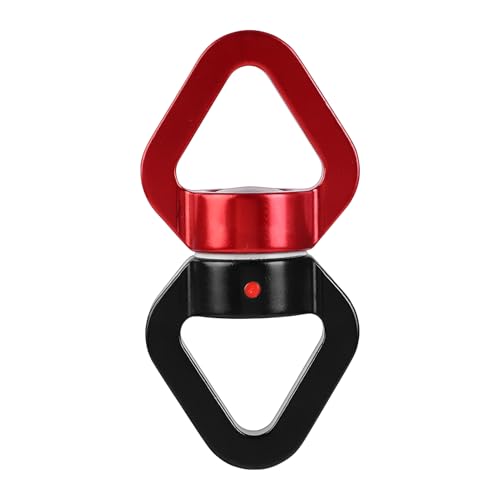 Kletter-Clips | 30 kN Karabinerhaken – Verriegelung Drehseil Geräte Ring für Rettung Wandern Gürtel Boot Paracord Rucksack Schaukel Gym Geldbörse Seil Outdoor Tasche