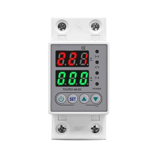 Disjoncteur LN 230V 63A pour protection tableau électrique domestique