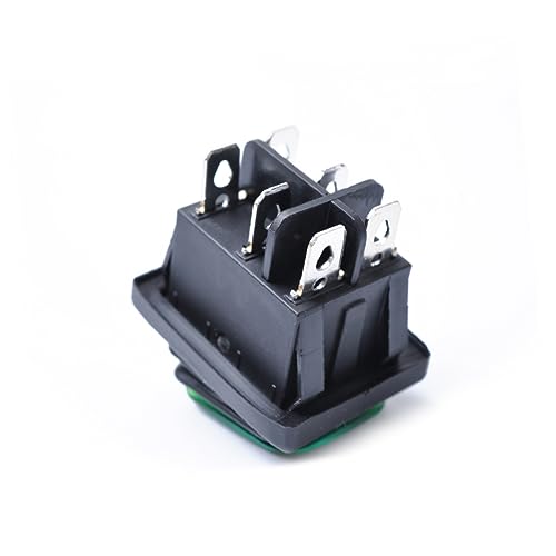 ULTECHNOVO 6 Pin Dc Car Boat ATV Automotive Led Rocker Switch Waterproof Marine Ignition