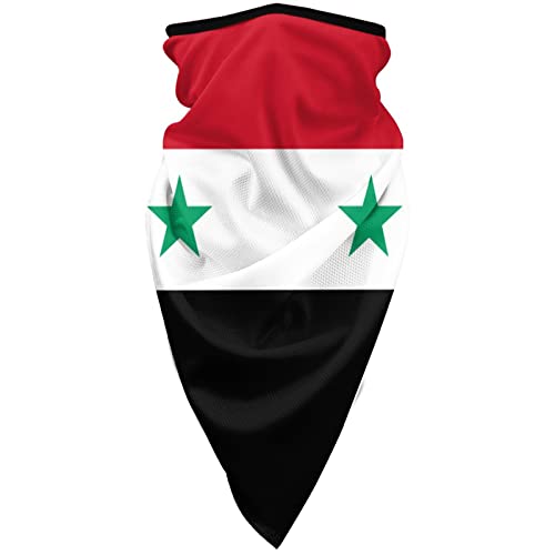 Syrian Flag Windproof Sports Face Mask Suitable for Motorcycle Mask Balaclava Outdoor Riding Scarf