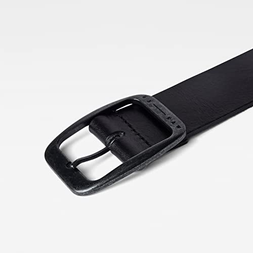 G-STAR Uomo Mett Belt, Nero (Black/Black Metal D18743-C579-2805), 120 - 3