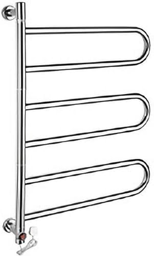 Radiateur électrique incurvé pour serviettes et séchoir mural rotatif en acier