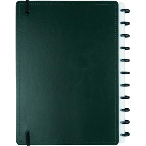 Caderno Inteligente, Grande, Dark Green, 215x280 mm, 80 folhas