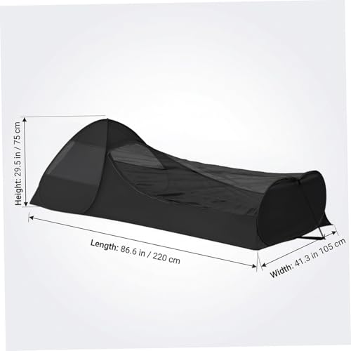Carpa mosquitera pop-up para una persona, portátil y ligera miniatura 4