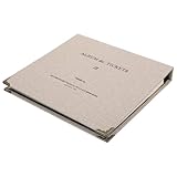 Generisch Ticketheft aus Robustem Papier Kinokarten und Konzertkarten Sammelalbum In Grau mit Klarsichthüllen Personalisierbares Erinnerungsbuch Als Geschenk für Familie und Freunde