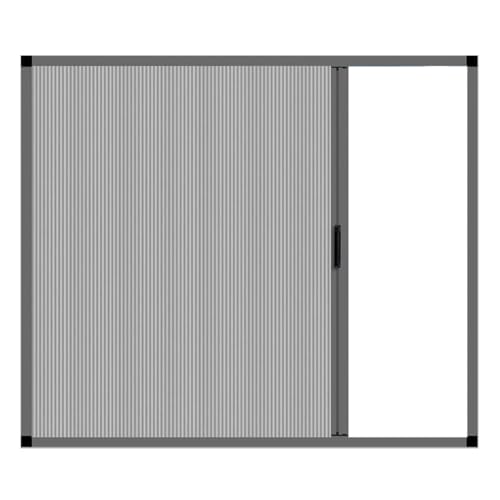 Persianas correderas de aluminio para ventana, prefabricadas, sin perforación, horizontales (750 x 1350 mm) para una fácil instalación y privacidad moderna