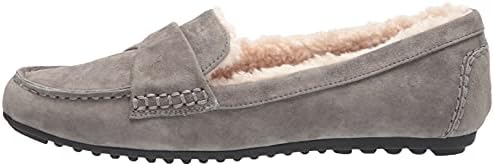 Bella Vita Women's Prentice Shearling Lined Loafer, Grey Kidsuede Leather, 6.5 | Image 7