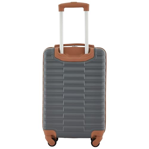 Image of Wrangler 22 inch Outrider Hardside Carry-On Luggage, Lava Smoke
