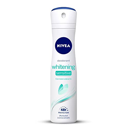 Image of NIVEA Female Fresh Scent Deodorant Spray, Whitening Sensitive, For 48H Protection, 150 Ml, Pack Of 1