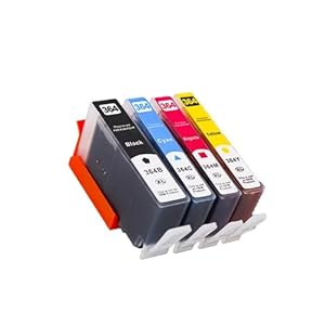GSwReJ Compatible Replacement Ink Cartridge 364XL For Various Photoprinter Models(4PK)