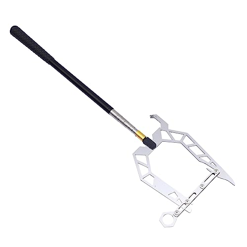 GALPADA Extendable Pole Boat Hook for Docking Telescopic Fish Wire Comfortable Grip for Multi-use Boats Accessories