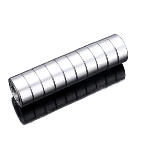 CHONSE Rolamento de roda traseira 10 peças 8 x 19 x 6 mm Rolamento de esferas blindado com sulco pro