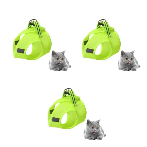 Gilet respirant pour chat design créatif vert fruit confortable - 7