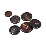 Design classique : La finition noire mat et le design intemporel rendent ces boutons polyvalents et adaptés à diverses tenues, y compris les costumes, les manteaux, etc.
