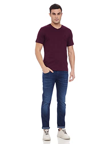 Image of Van Heusen Men Athleisure Smart Tech T-Shirt - Easy Stain Release, Anti Stat, Ultra Soft