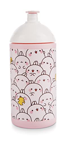 NICI Borraccia Molang, 0,5 l, Colore Rosa, 47921