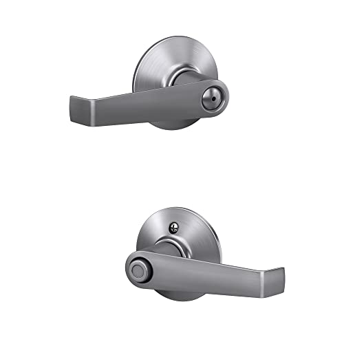 Schlage F40 Csv Ela 626 Commercial Series Elan Door Lever, Bed & Bath Privacy Lock, Satin Chrome #TOP3