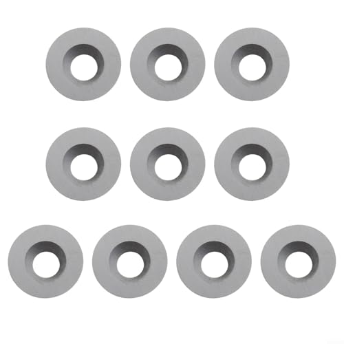 Inserti rotondi in carburo da 12 mm, indicizzabili, con angolo di taglio di 30 gradi, per tornio di legno, taglio liscio su ciotole in legno duro, set da 10 pezzi