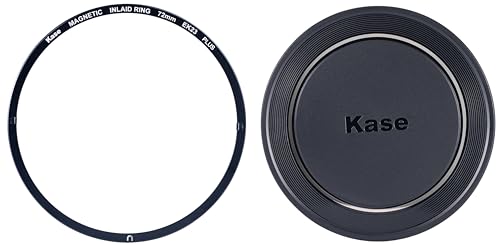 Kit de Adaptador Magnético Inlaid Plus Kase Revolution con Tapa para Lente Magnética Plus (72 mm)