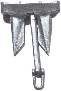Remote Control Boat Accessories Zinc Alloy Metal Anchor Large Grip Anchor Navigation Imitation Real Ship Model Part One Piece(57 * 41 * 12)