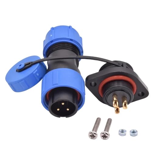 Conector SP16 de 3 pines macho hembra estanco GUMMMY 2