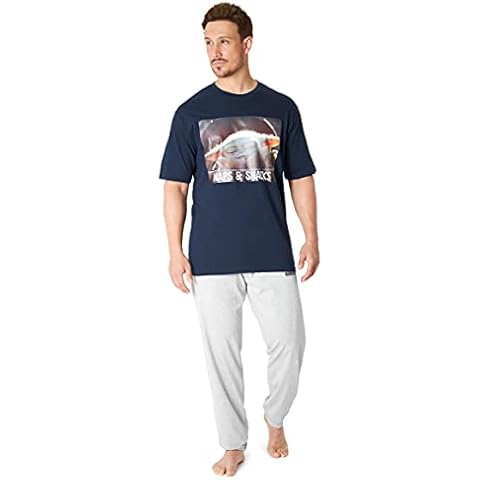 The Mandalorian Schlafanzug Herren, Baby Yoda Pyjama Herren Cover