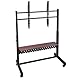 VEVOR rollbarer TV-Ständer TV-Wagen für 1397-2540 mm Bildschirme, höhenverstellbarer tragbarer Monitorständer mit Ablage bis zu 92,99 kg für Wohnzimmer Schlafzimmer Büro (Max VESA 800 x 600 mm)