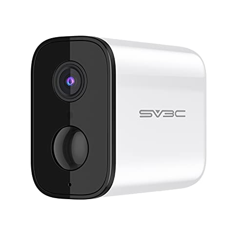 Sv3C Wireless Camera Outdoor, 1080P Wifi Battery Security Cameras, Cordless Home Indoor Rechargeable Cam With Two-Way Audio, Pir Motion Detection, Sd Card Storage, Adorcam App Remote Viewing #TOP6
