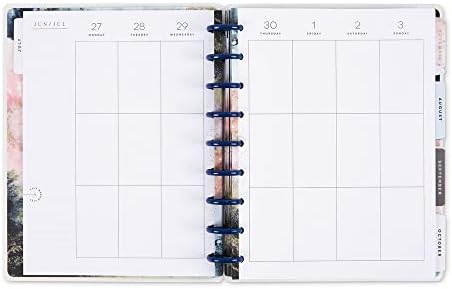 The Happy Planner Daily 18 Month Diary Planner  July 2022  December 2023  Daily, Weekly & Monthly Disc-Bound Pages  Vertical Layout Cosmic Watercolour Theme  Classic Planner 9.75 x 8.75