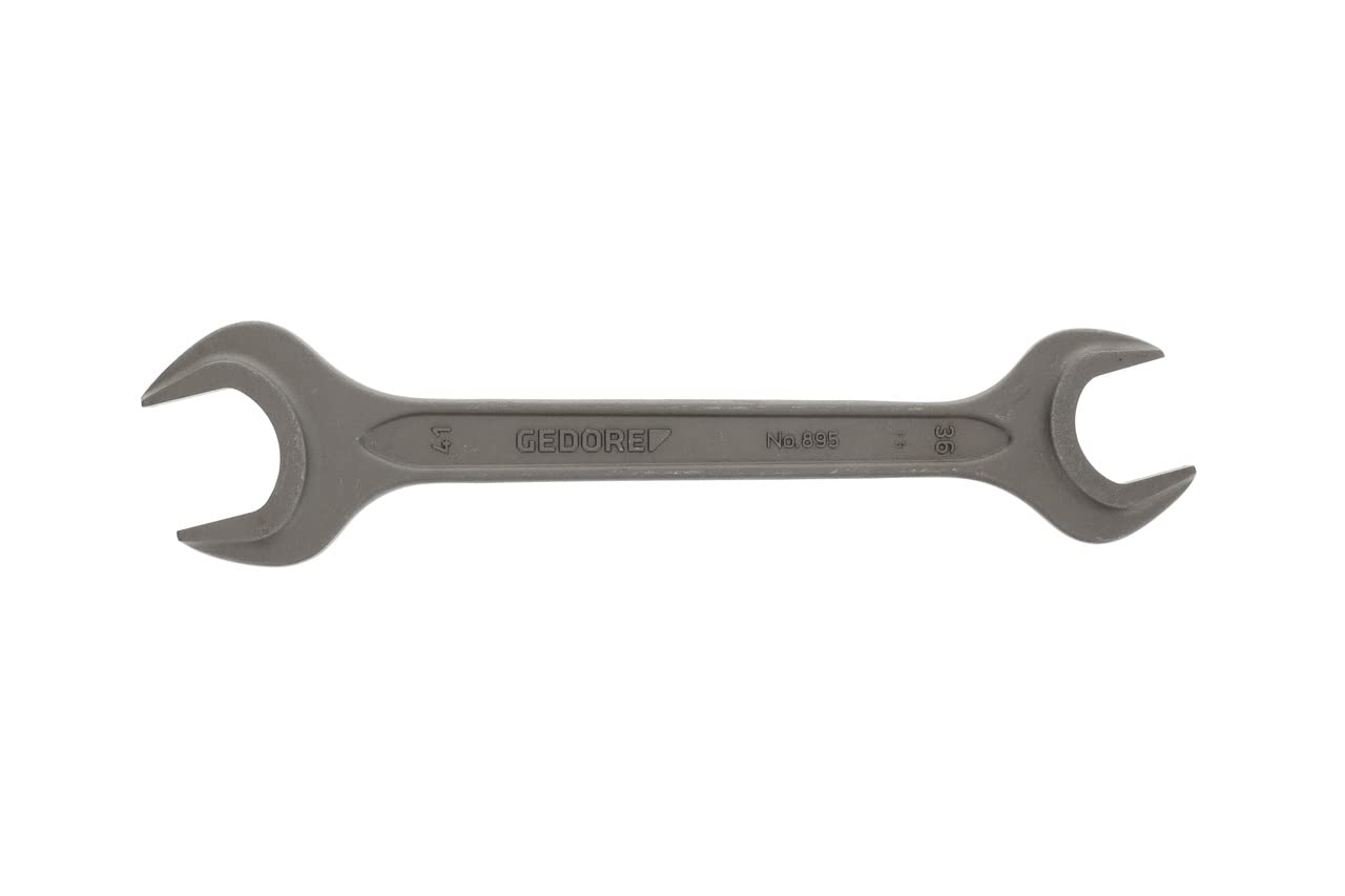 GEDORE Chiave a Due Bocche, 36 e 41 mm, in Metrica, ergonomica, Chiave a Cricchetto, Chiave a Forchetta Doppia, Lunga 347 mm, 895 36 x 41