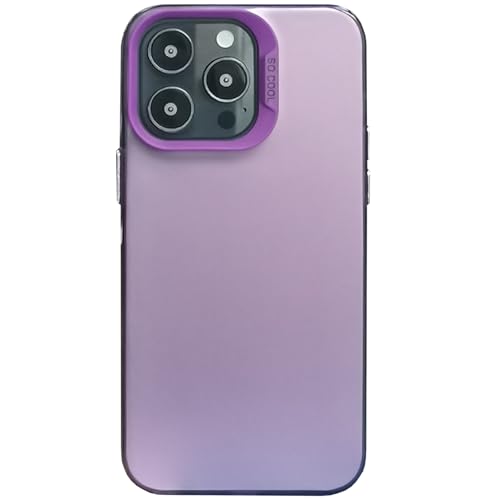 SNZ Funda para iPhone 12 Pro, funda estándar para iPhone 12 Pro, [resistente al amarilleamiento] con resistente a los arañazos (morado)