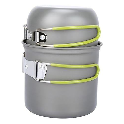 SUPVOX Camping Cookware Set Aluminum Alloy Cookware Kit Portable Cooking Pots for Outdoor Cooking Camping